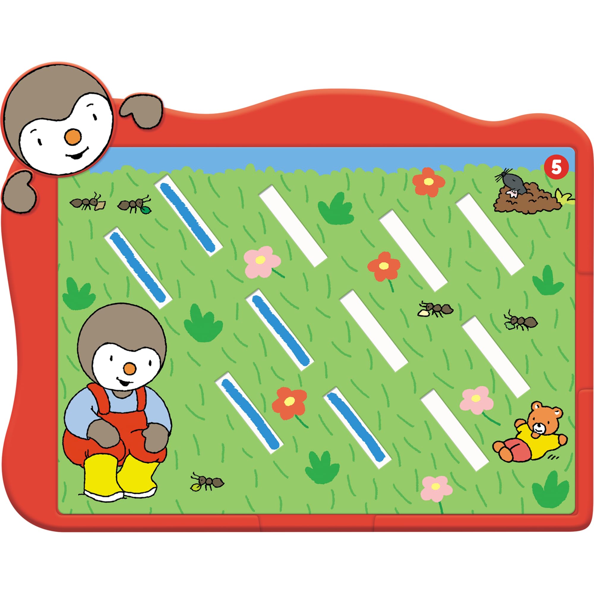 Nathan T'choupi Mes Premiers Dessins – Jeu d'Apprentissage du Dessin | 16 Modèles et Pochoirs en Carton – Apprendre à Dessiner, Activité Créative pour les Jeunes Enfants, Filles et Garçons dès 2 +
