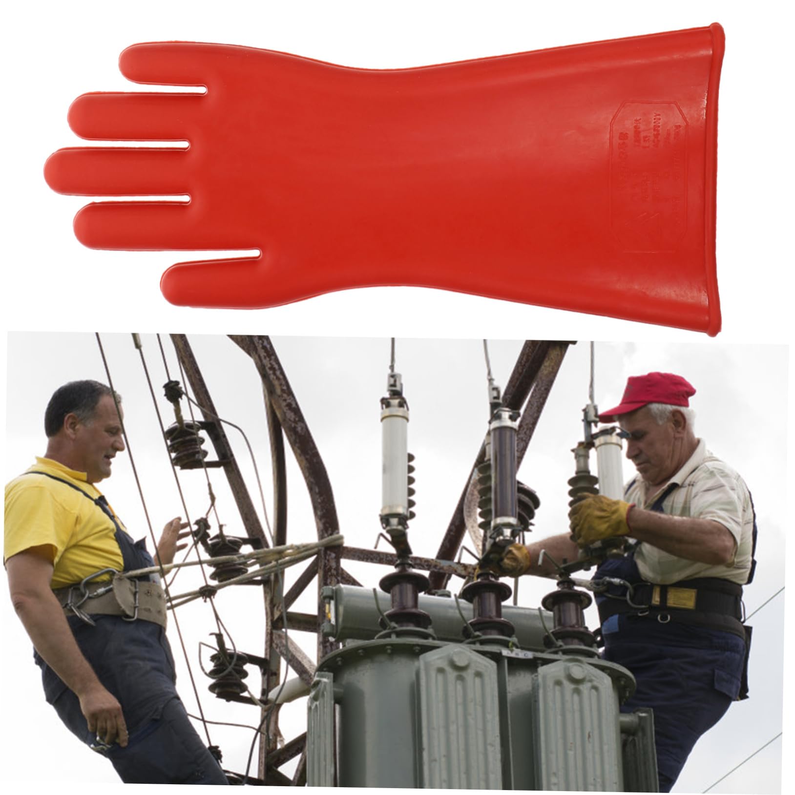 DOITOOL Guantes Aislantes Eléctricos Para Trabajo Industrial Guantes De Protección De Alta Tensión Ergonómicos