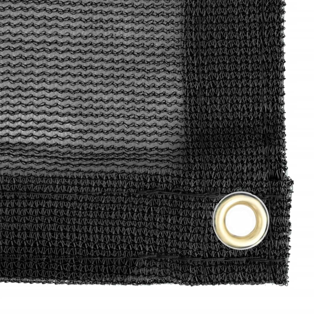 HDPE Containernetz 3,5 x 8 m Schwarz, Robustes Abdecknetz aus 100% HDPE mit Messingösen zur sicheren Ladungssicherung auf dem Container, UV- und witterungsbeständig, für offene