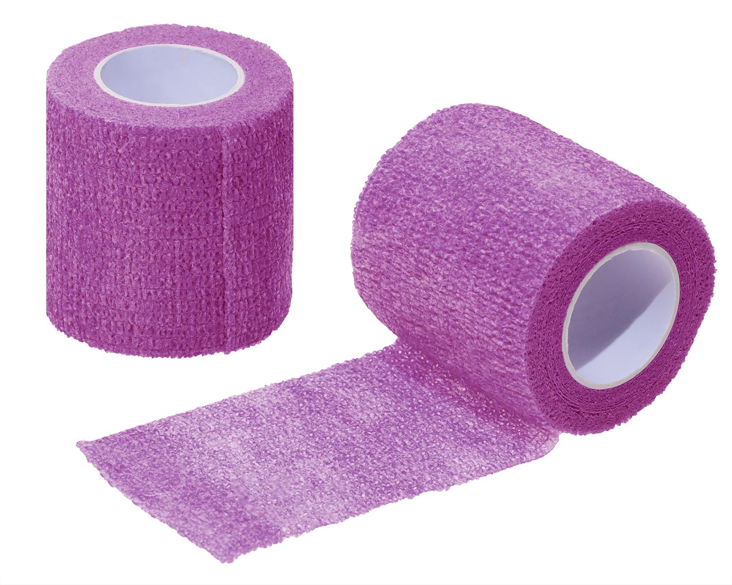 ONLYKXY 2Roll Self Adhesive Bandage Tape 2inch-5yards Stretch Athletic Wrap Tape Elastic Cohesive Non Woven Bandage Wrap for