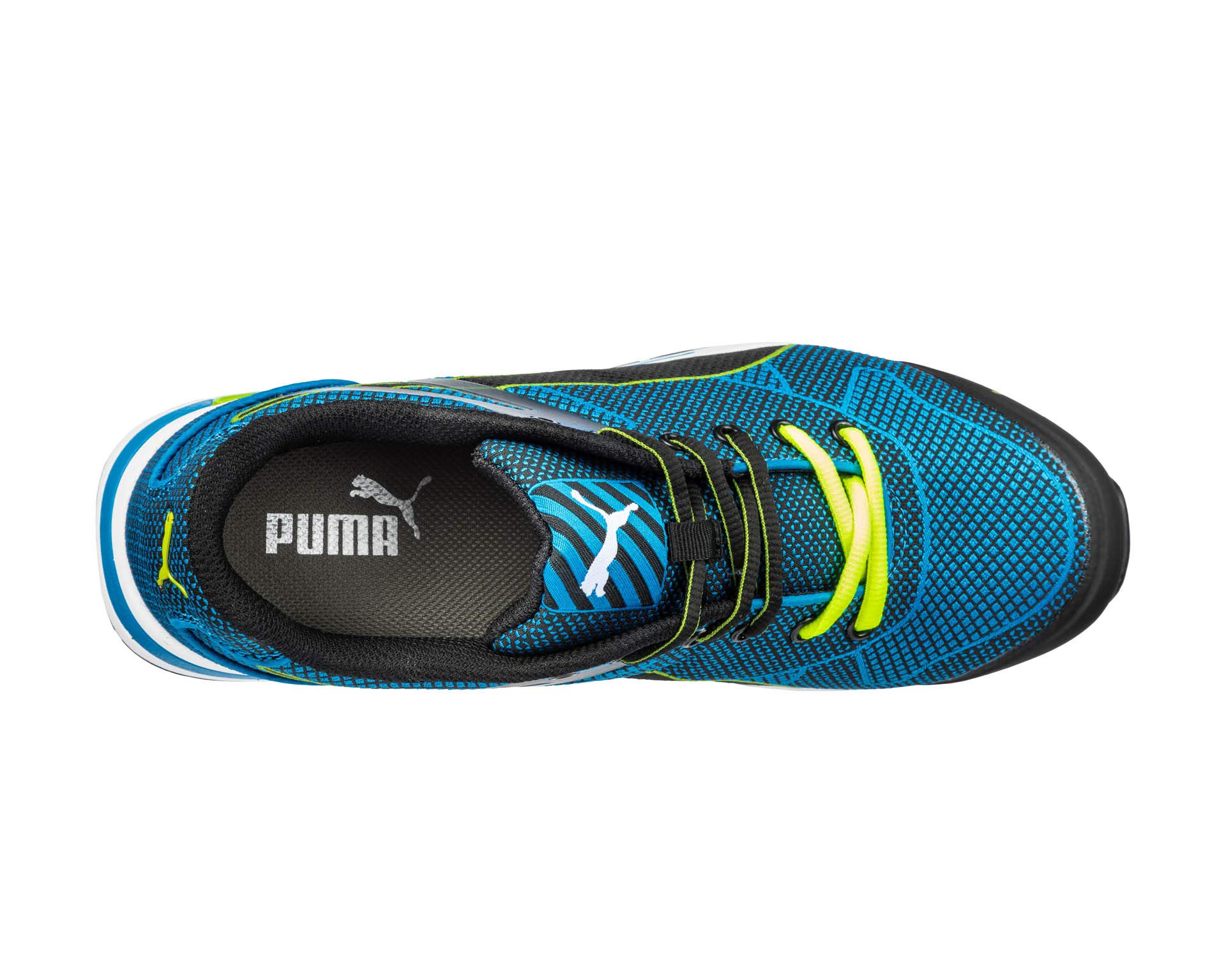 PUMA Safety Blaze Knit Low Lace up Safety Shoe Blue UK 9 Blue
