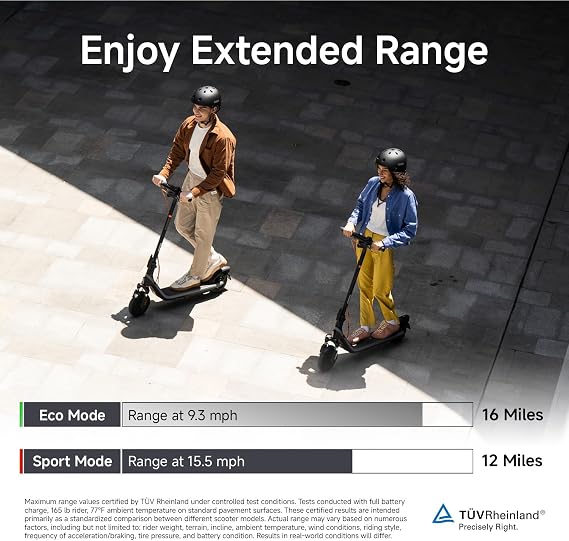 Segway Ninebot E2 Plus II/E2 Pro/E3 Pro Electric Scooter, 15.520 MPH, Long Range, Dual Elastomer Suspension (E3 Pro only), Foldable Adult Scooter, UL 2272 & 2271 Certified