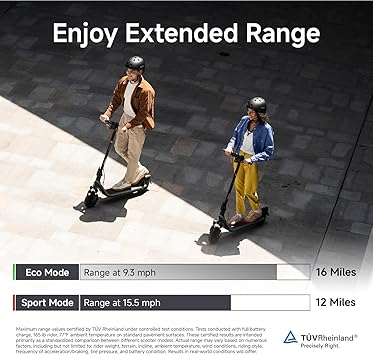 Segway Ninebot E2 Plus II/E2 Pro/E3 Pro Electric Scooter, 15.520 MPH, Long Range, Dual Elastomer Suspension (E3 Pro only), Foldable Adult Scooter, UL 2272 & 2271 Certified