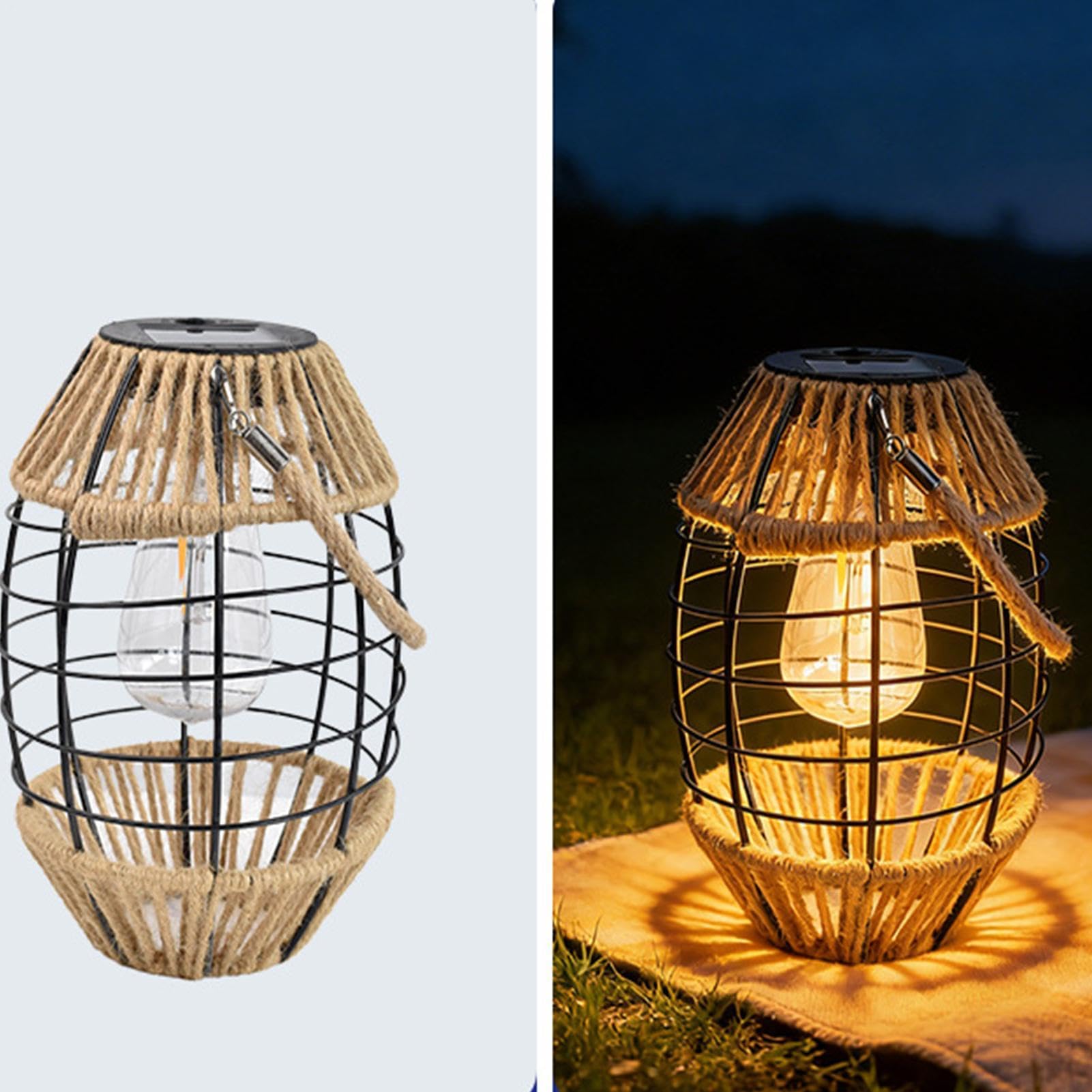 Linternas Solares Para Exteriores Farol Retro Colgante Impermeable