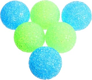 POPETPOP 6pcs Cat Toy Ball Cat Exercise Toys Bumbells Kitten Bell Chew Toys Small Animal Toys Pet Toys Cat Ball with Bell Cat Ball Toy Interactive Cat Ball Plastic Chase The Ball Pet Cat