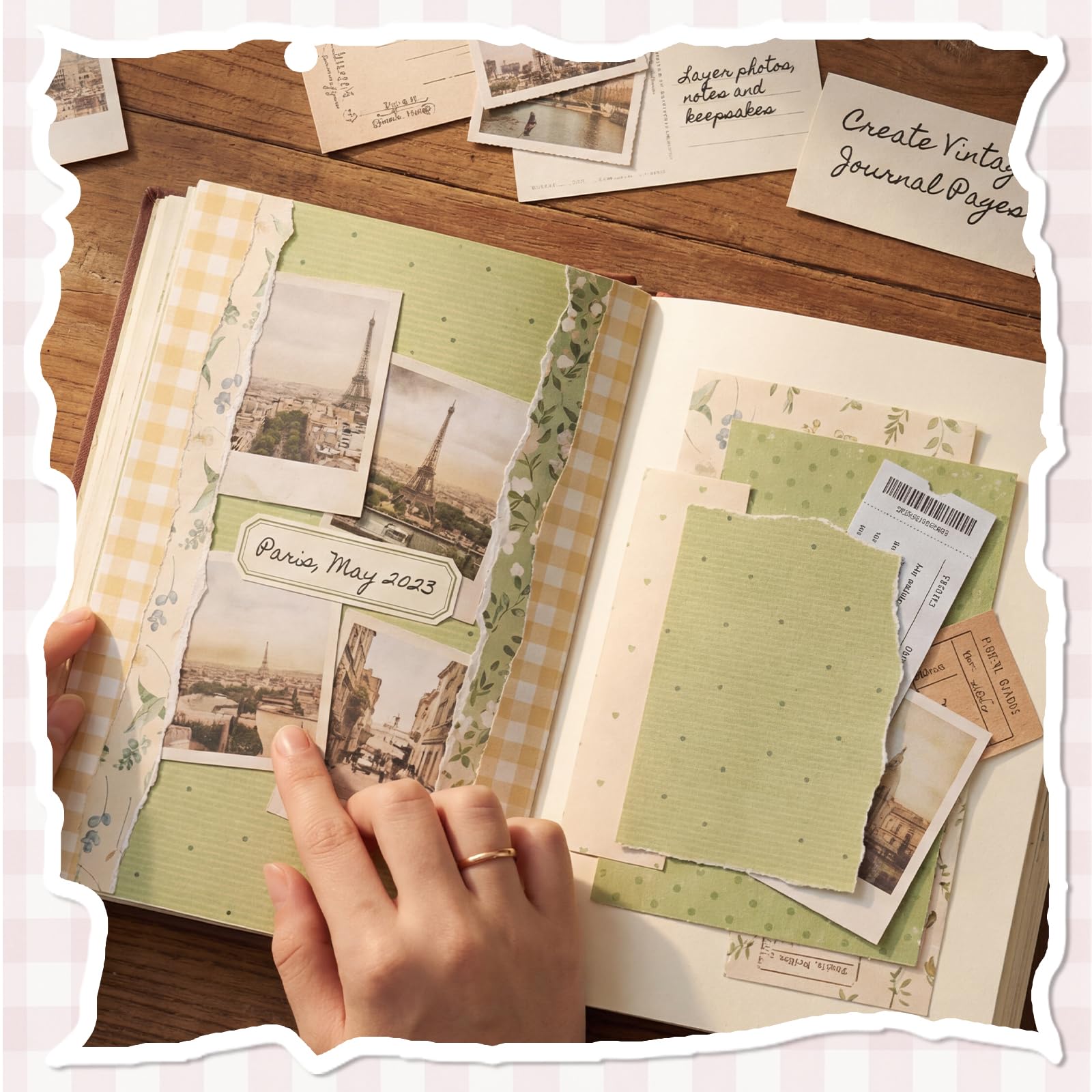 Floral Scrapbook Paper - 60 Sheets -6 Floral Scrapbook Paper - 60 Sheets -6