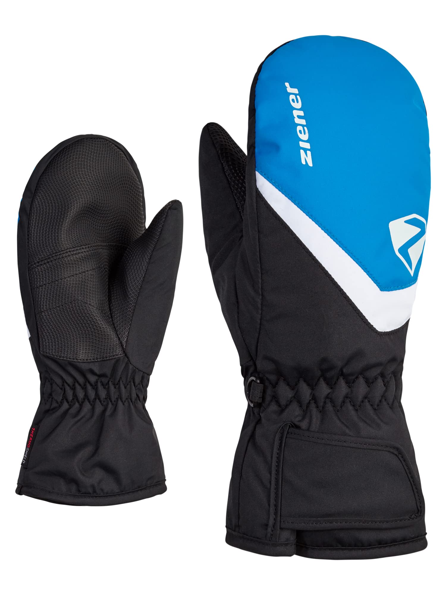 Ziener Kids LORIANO Ski Mittens/Winter Sports | Waterproof Breathable Persian Blue 7.5