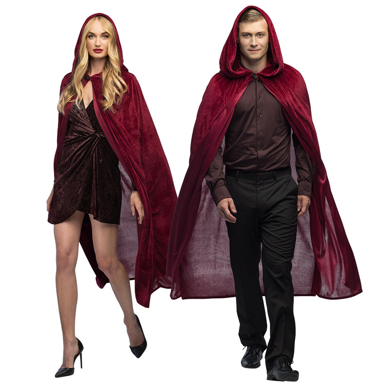 Boland 70997 Cape Dawn Cloak, Solid, Burgundy, 170