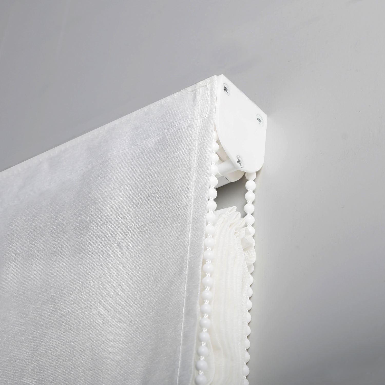 MADECOSTORE Store Bateau Voile de Coton - Blanc - L80 x H250cm