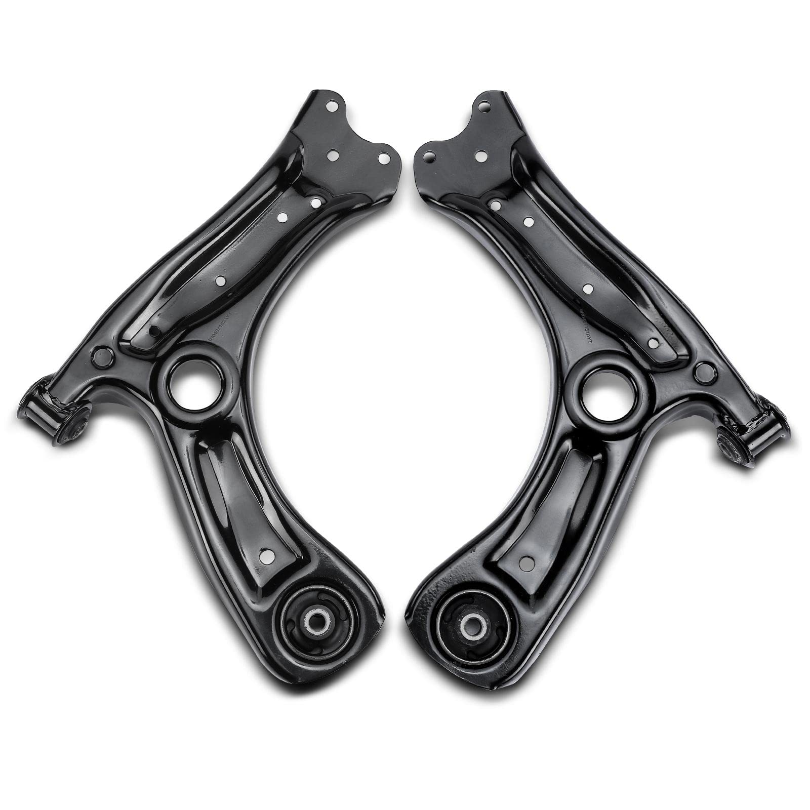 Frankberg 2 brazos de control delanteros izquierdo y derecho 6R0407152F | Compatible con: Ibiza IV Sportcoupé 6J1 6P5, A1 Sportback 8XA 8XF, Polo 6C1 6R1, Ibiza IV ST 6J8 6P8, Fabia III NJ3