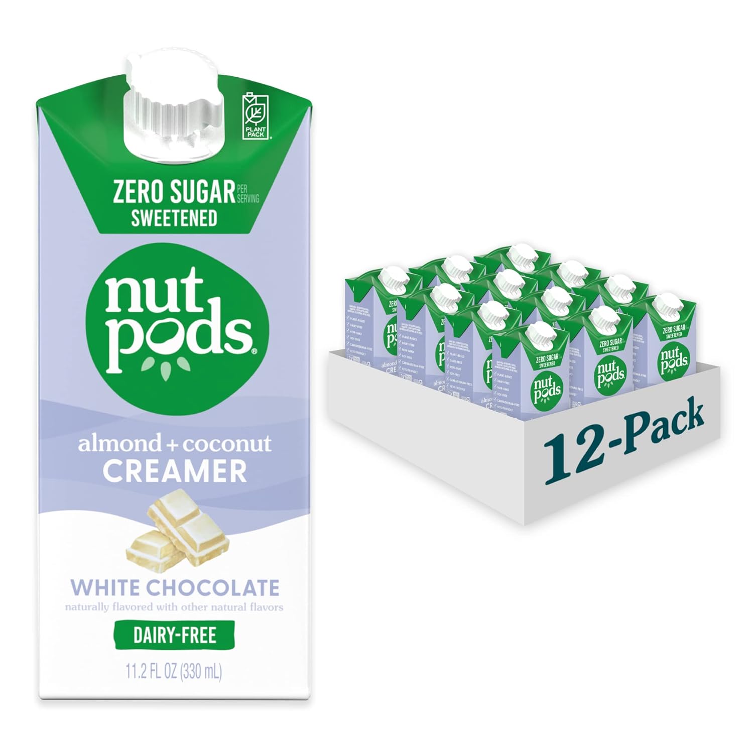 nutpods Sweetened White Chocolate Keto Coffee Creamer