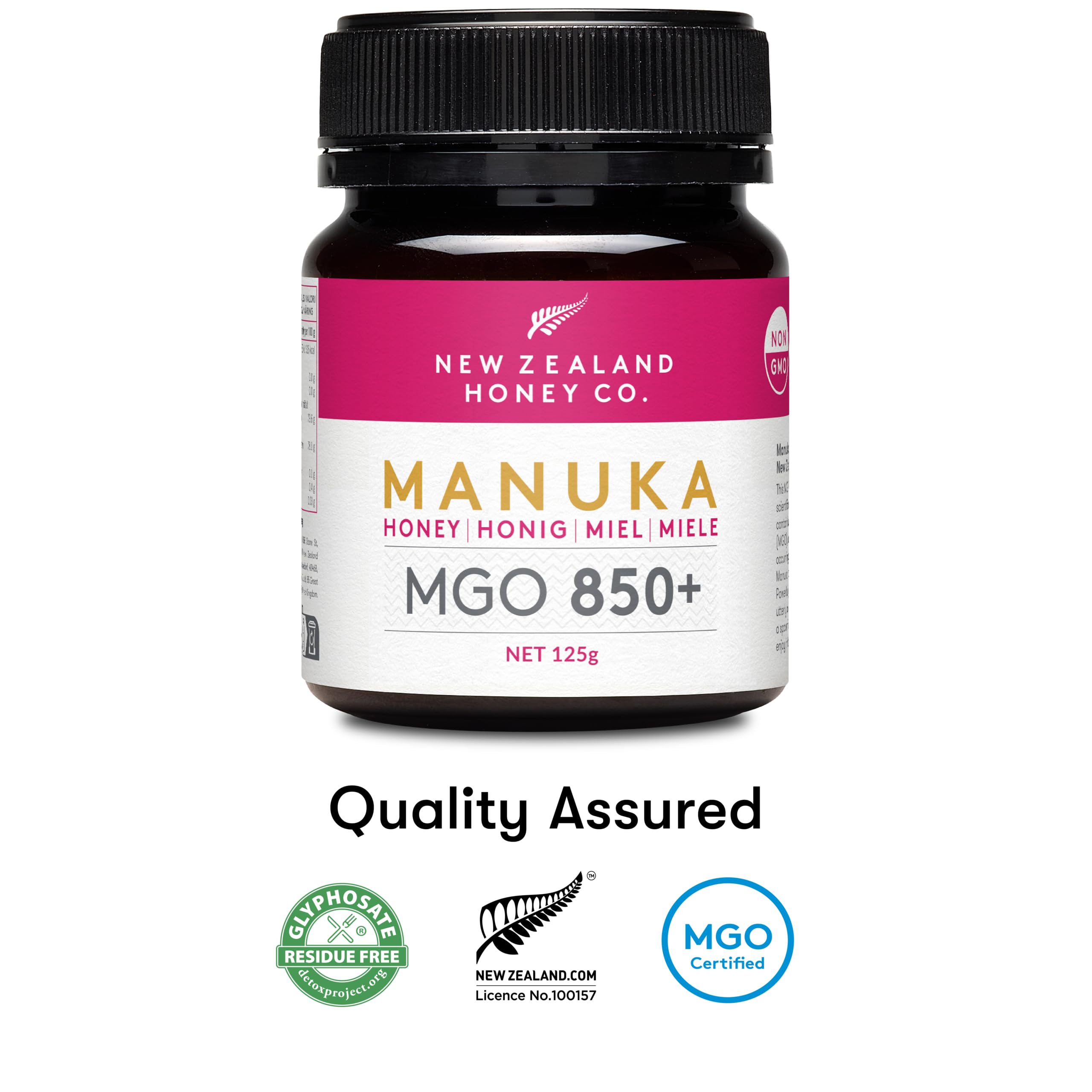 Manuka Honey MGO Grades 125g (MGO 850+)