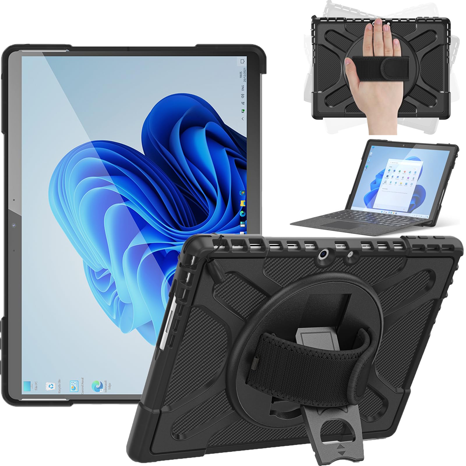 Funda Surface Pro 4 para evitar roturas de pantalla con soporte anticaídas