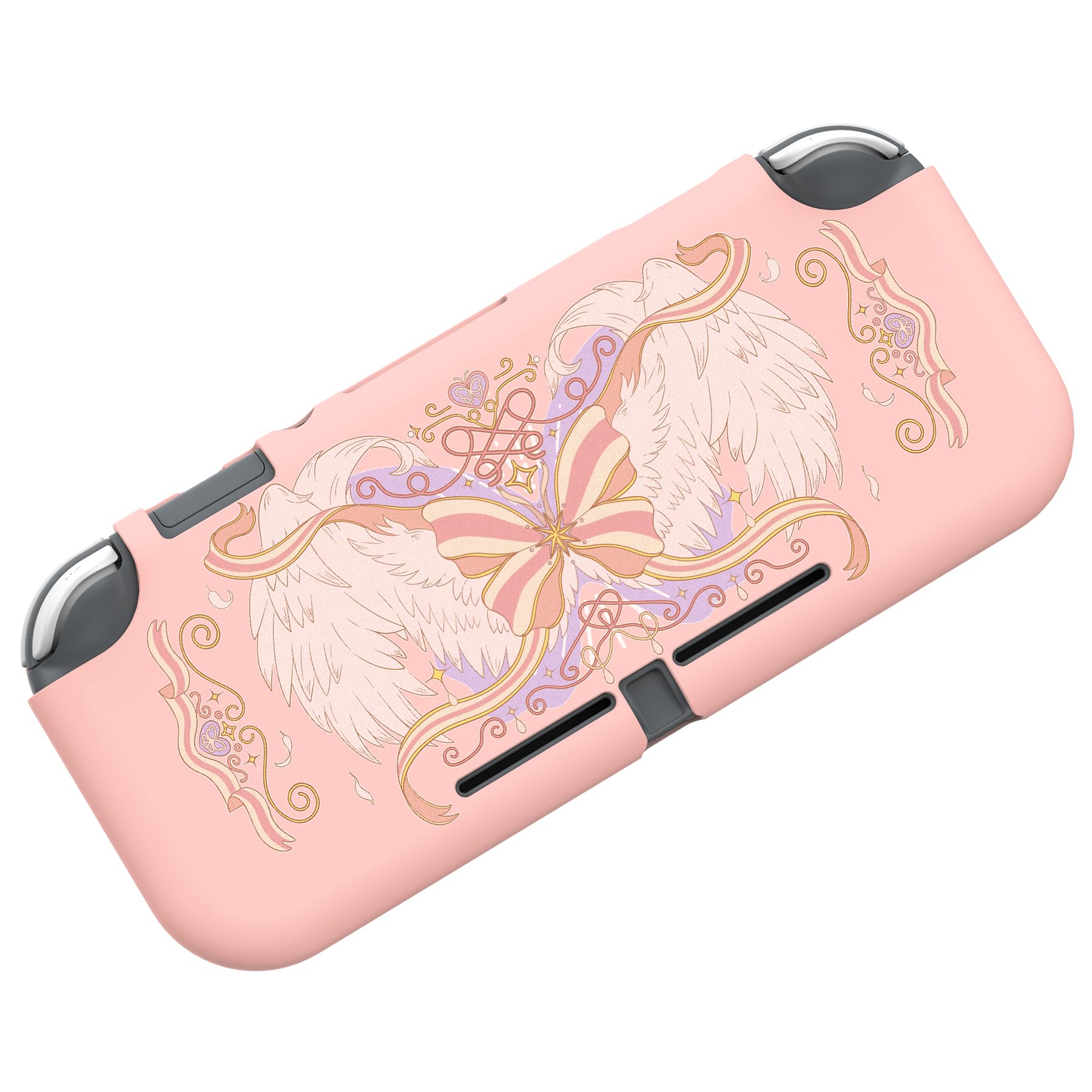 PlayVital Protective Case for Nintendo Switch Lite, Soft TPU Cover for Switch Lite Accessories - Magic Wings — view 4