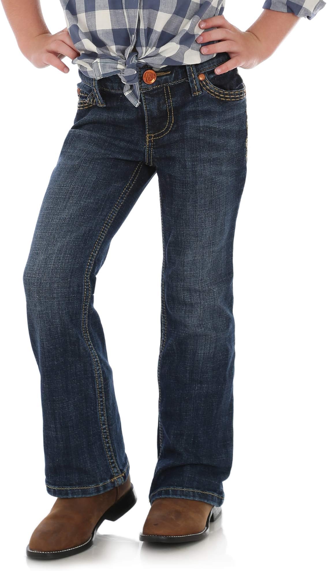 WranglerGirls' Stretch Boot Cut Jean