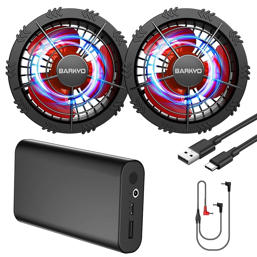 ファンバッテリーセット 作業服 30000mAh 大容量バッテリー Amazon.co.jp: 【2025暴風新登場40V/30000mAh】空調作業服