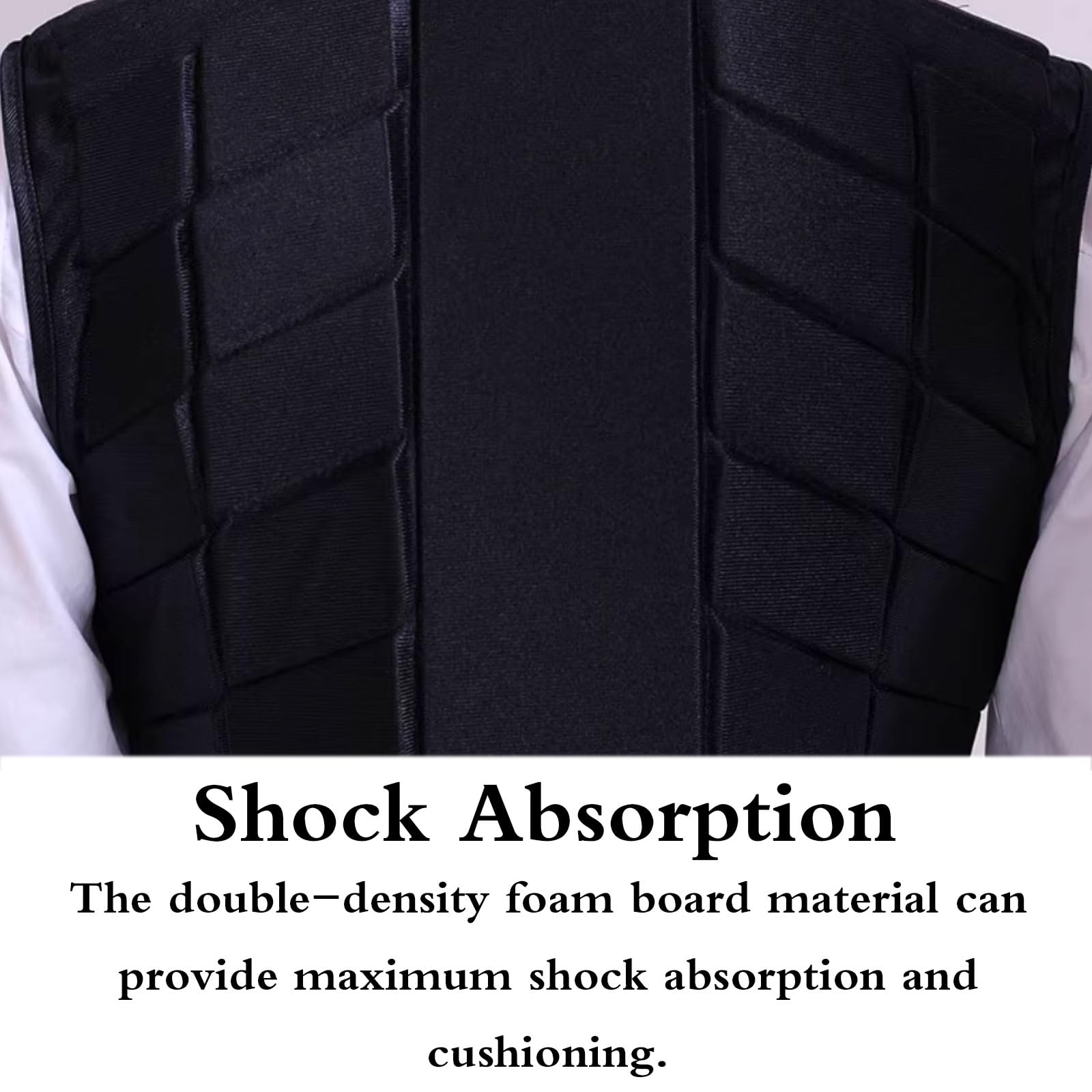 Cómodo Chaleco Protector Seguridad Montar Caballo,Chaleco de protección para equitación,Chaleco Protector para Montar a Caballo,Ajustable,Respirable,para Adultos,Mujeres y Hombres.