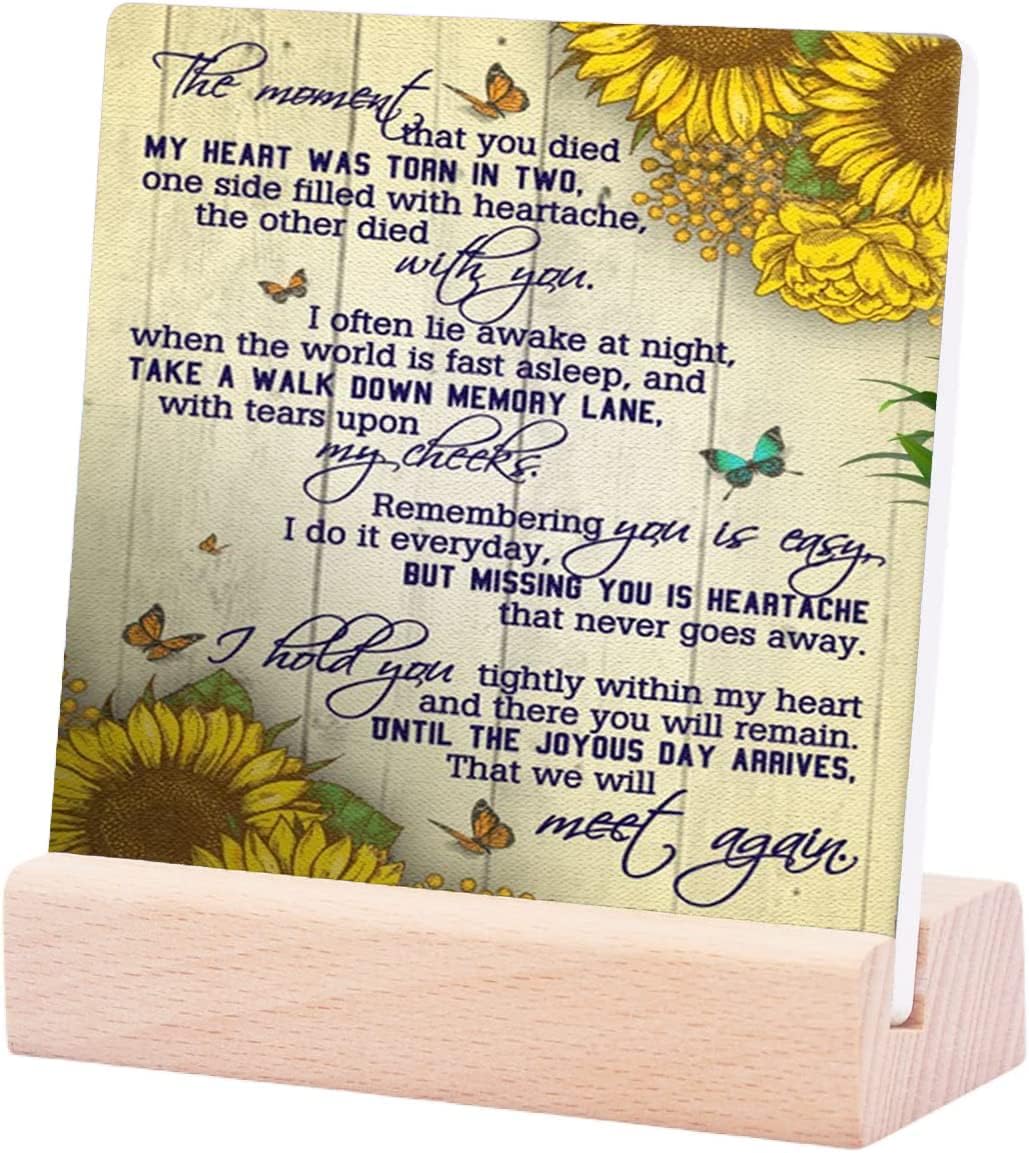 Memorial Gift Gifts for Loss of Loved One The Moment That