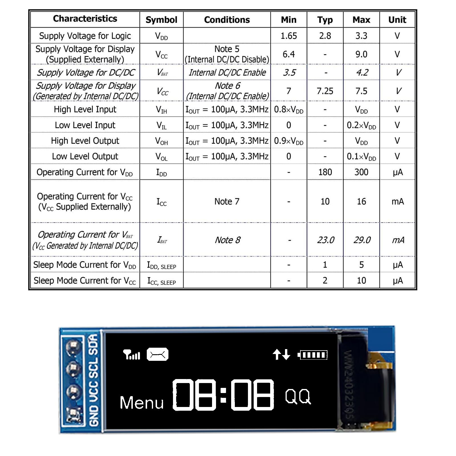 5 módulos de pantalla OLED de 0,91 pulgadas, IIC I2C, QIQIAZI IIC I2C, pantalla OLED de 128 x 32 3,3 V/5 V, para Arduino, color blanco