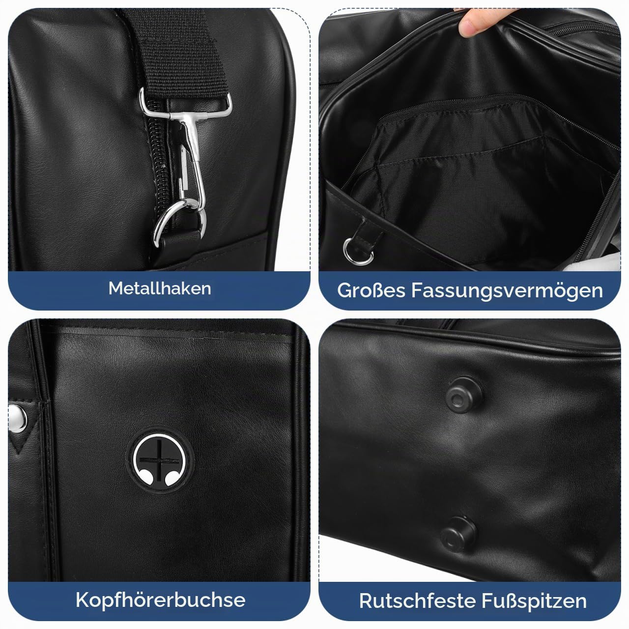 Mikikit Japanische Uniformtasche Damen Pu Schultertasche Wasserdichte Umhängetasche Große Kapazität Laptop Tasche Für Arbeit Schule Alltag