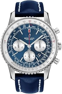 Navitimer 1 Chronograph Automatic Chronometer Aurora Blue Dial Men's Watch AB0127211C1X1