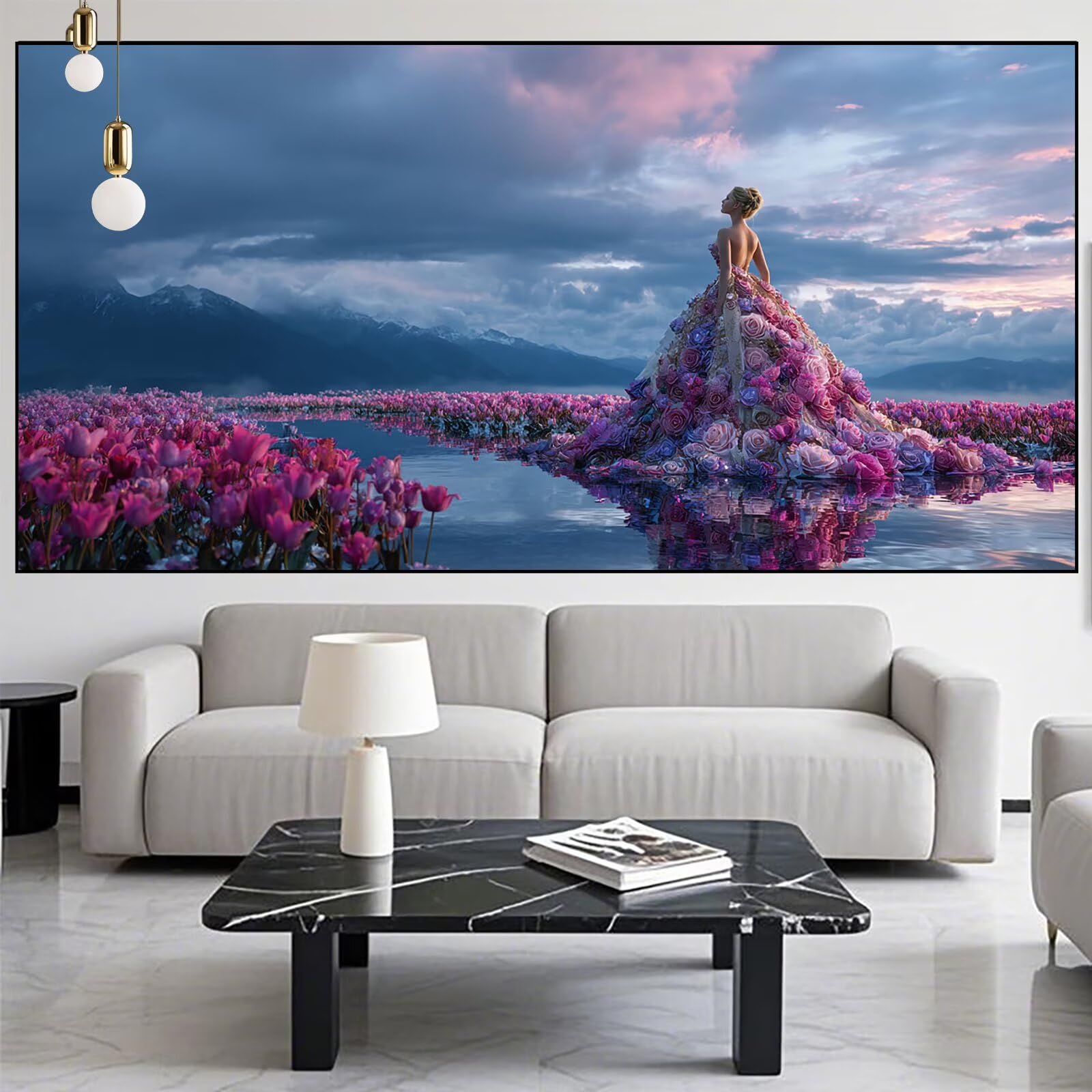 Rose Diamond Art Woman Diamond Painting Arts and Crafts dla dorosłych, zestawy do malowania diamentami 5D dla dorosłych, Crysta haft krzyżykowy, rękodzieło, obrazy, zestaw do haftowania dla