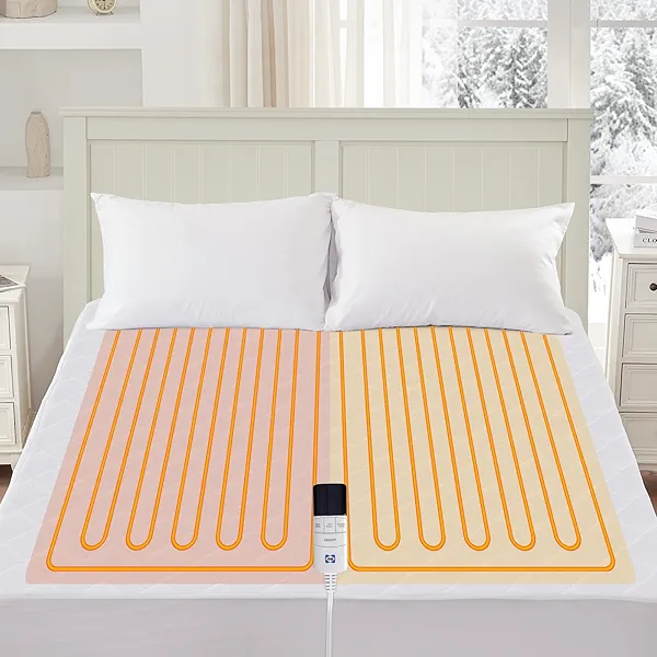 Sealy Heated Mattress Pad Queen Size Single Control for 2 Zones, 9 Heated Settings & 1-9 Hours Auto Shut Off, Luxury Quilted Bed Warmer with ETL Certified, Soft Extra-Cozy Fabric