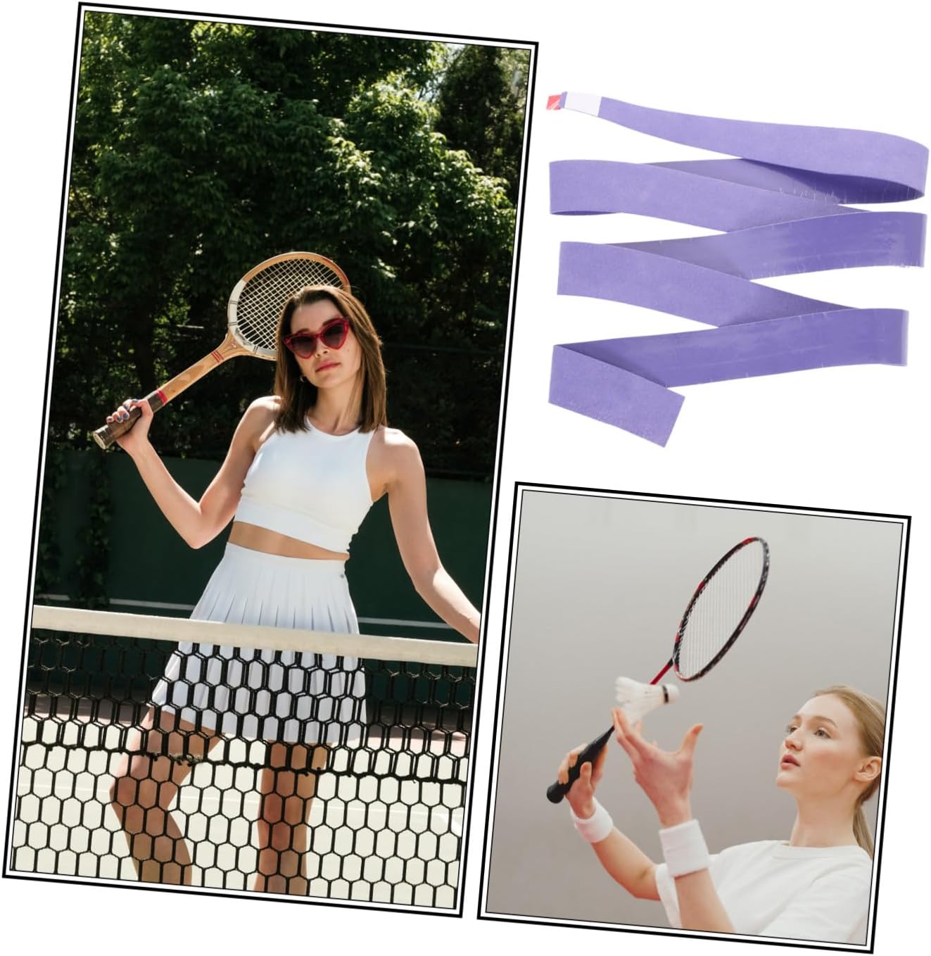 balacoo Badminton Racket Glue Tennis Racket Absorbent Grip Badminton Racket Overgrips Sweat Absorbent Racket