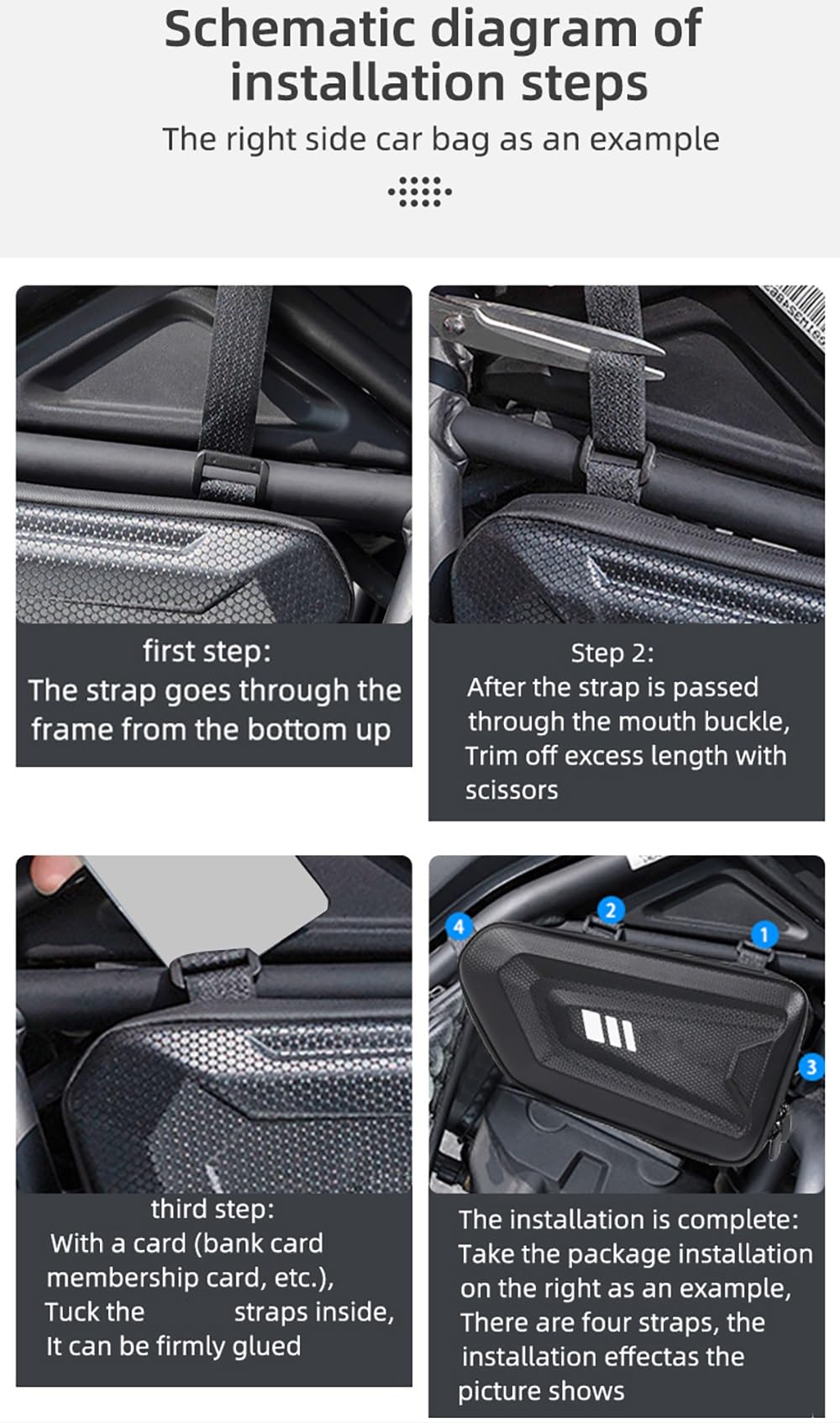 Für Davidson Pan America 1250S 1250 S Motorrad wasserdichte Seitentasche Verkleidung Werkzeug Aufbewahrungstasche Taschen Zubehör