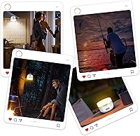 Vista 7 de Linterna LED recargable de 1000 lúmenes, tiempo de funcionamiento de 300 horas, 6400 mAh, IPX5 impermeable para camping, senderismo, cortes de Blanco