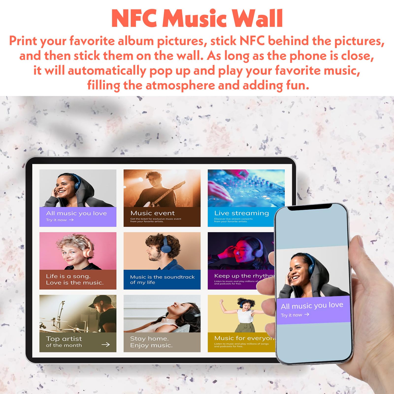 50 szt. naklejek NFC z oryginalnym chipem NTAG216 NFC naklejki samoprzylepne etykiety przezroczyste znaczniki RFID wielokrotnego zapisywania 888 bajtów pamięci odpowiednie do wszystkich urządzeń z