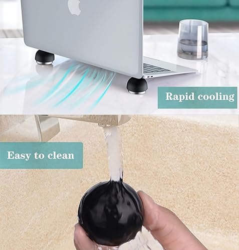 Miniatura 3 de Almohadilla de enfriamiento para laptop, soporte de enfriamiento para computadora portátil, bola invisible para computadora portátil