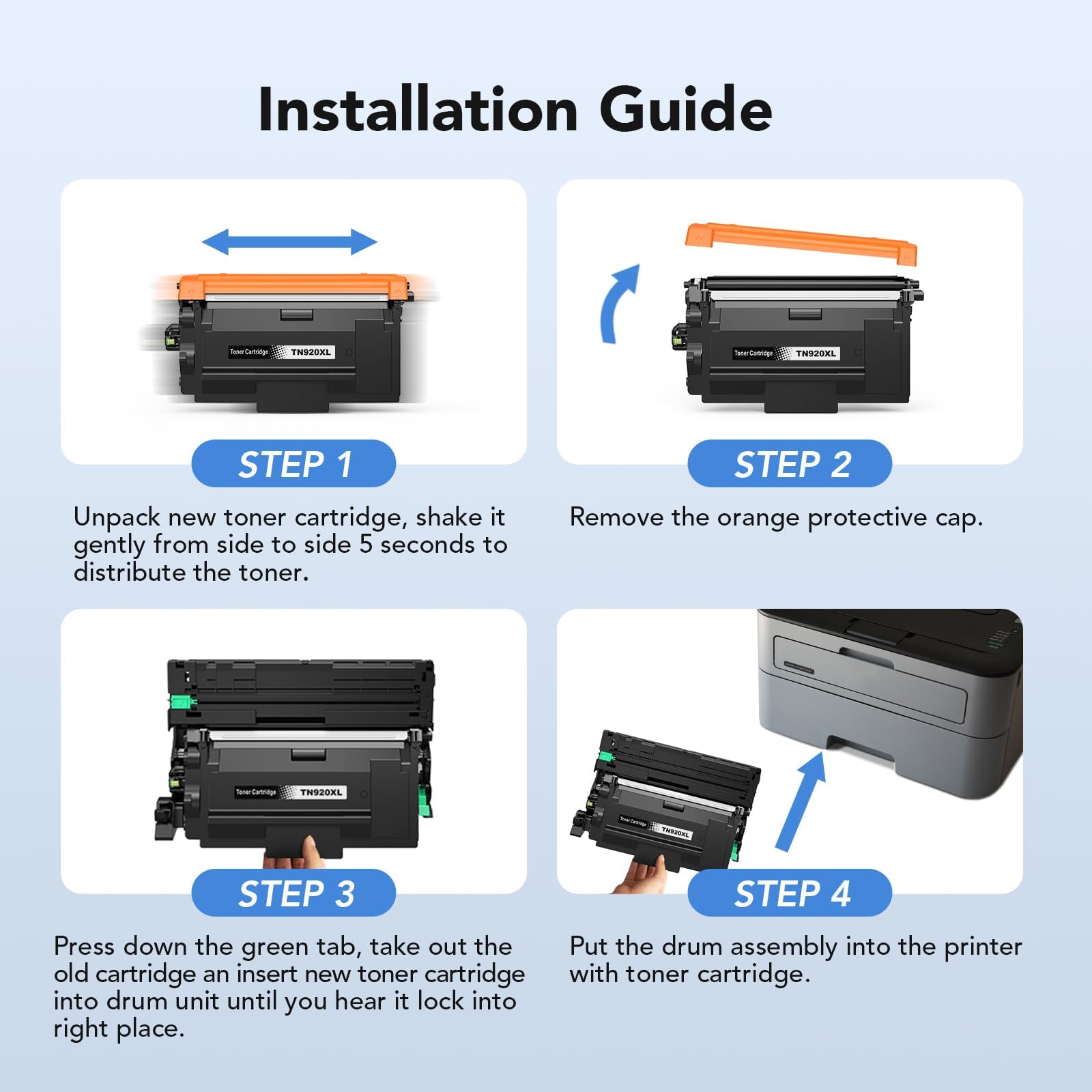 Amazon.com: TN920XL TN920 Toner Cartridge Compatible for Brother