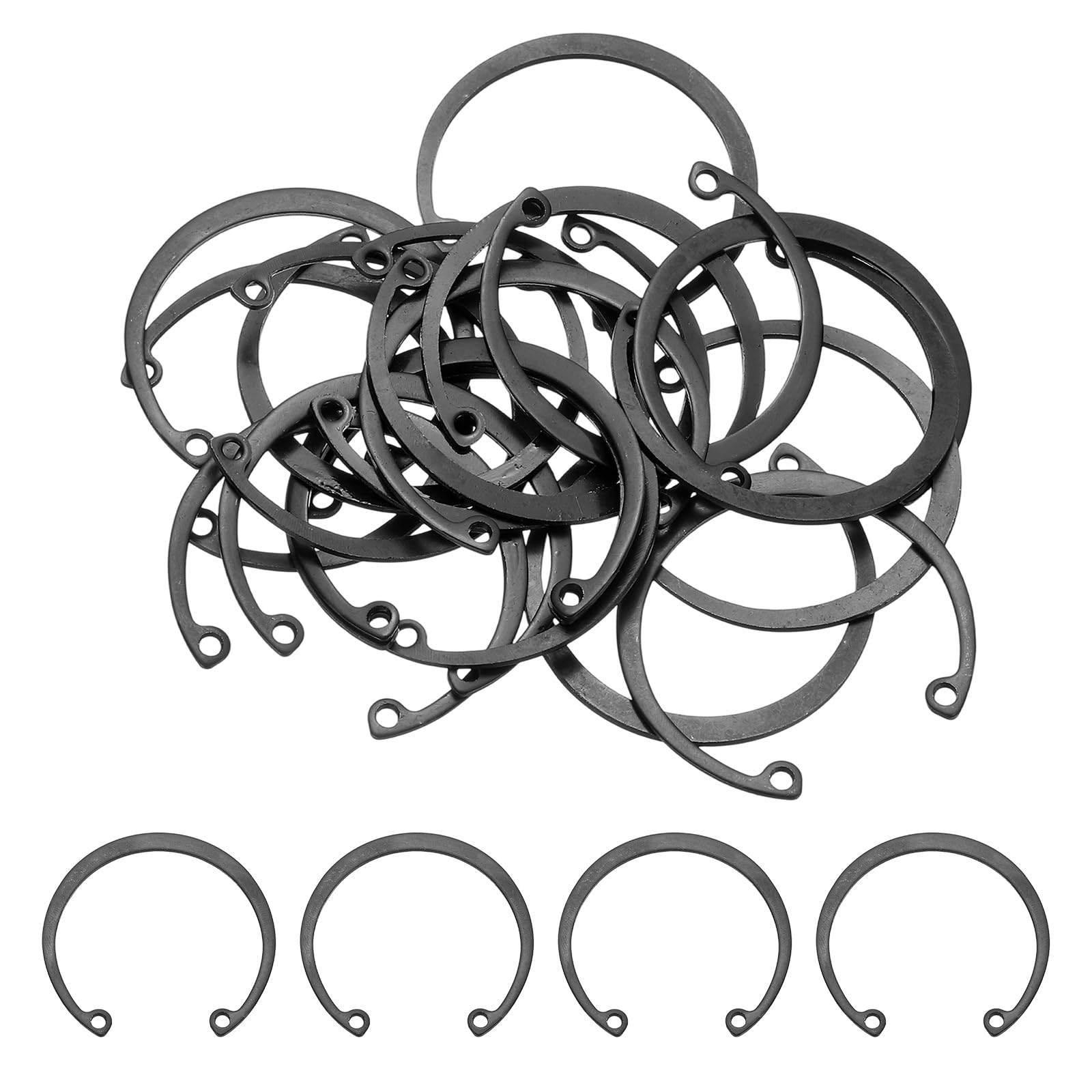 Internal Retaining Rings - 20 Pcs 65Mn Steel -28 Internal Retaining Rings - 20 Pcs 65Mn Steel -28
