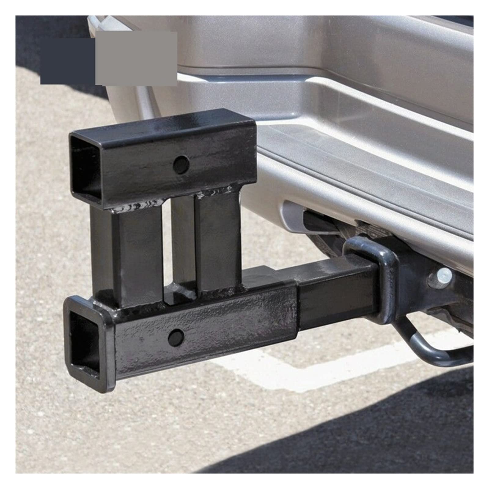 2 Pollici Dual Truck Trailer Hitch Receiver Rise Drop Adapter Extender Doppia Estensione RV Parts Van Camper Accessori Caravan per Camper