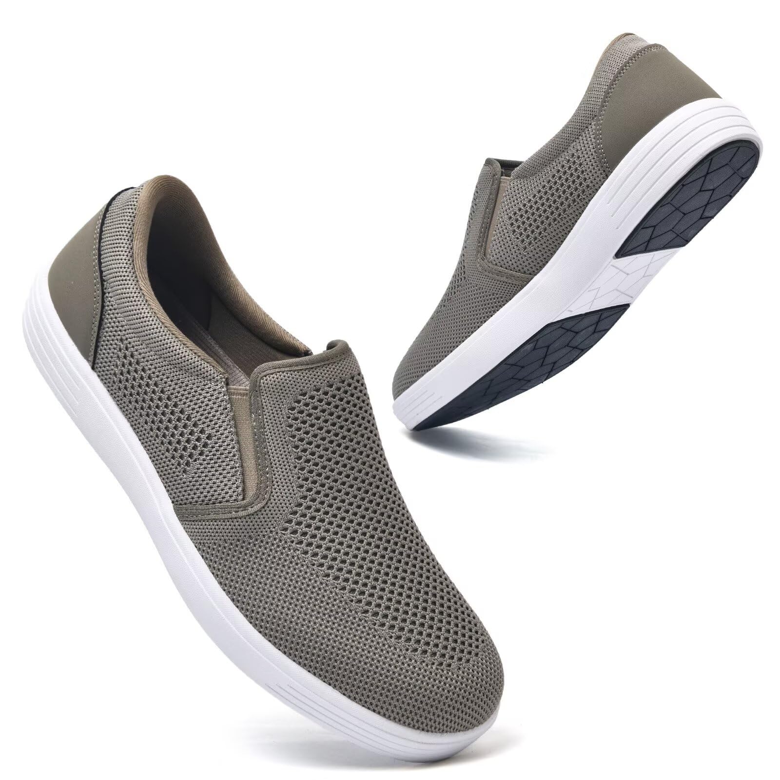 Zapatos Slip-On Hombre - Calzado Ultraligero de Malla Transpirable, Playa y Tiempo Libre