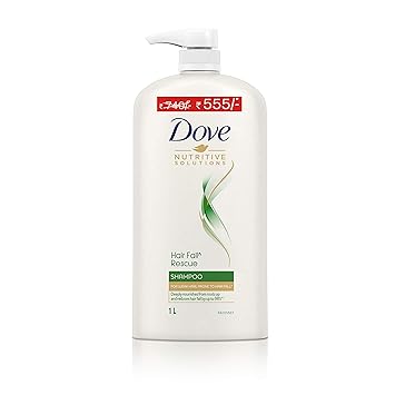 Dove Hair Fall Rescue Shampoo For Weak Hair Prone To Hairfall, Deeply Nourishes From Roots Up And Reduces Hair Fall By Up To 98%, 1 Ltr