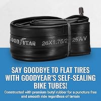 Vista 3 de Tubo de Bicicleta Goodyear con Goma de Butilo - Tubos de Bicicleta Confiables para Ciclismo Premium