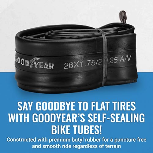 Miniatura 3 de Goodyear Tubo de bicicleta con caucho butílico - Tubos de bicicleta confiables para ciclismo premium