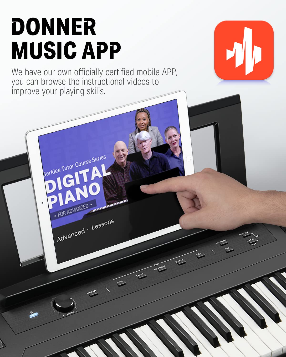 電子ピアノ キーボード Donner DEP-45