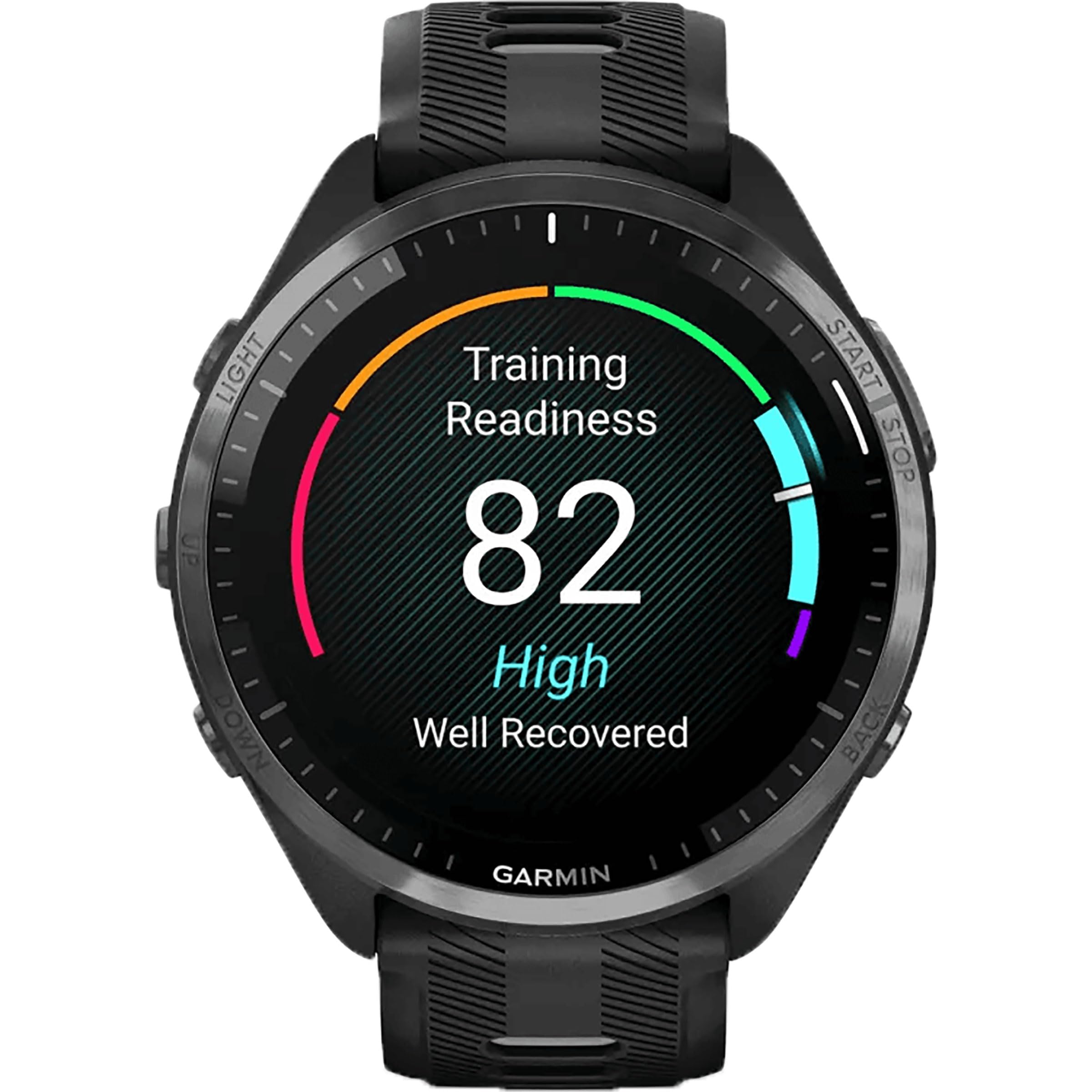 Garmin Unisex Forerunner® 965 DLC Titan GPS Uhr, schwarz-hellgrau, OneSize