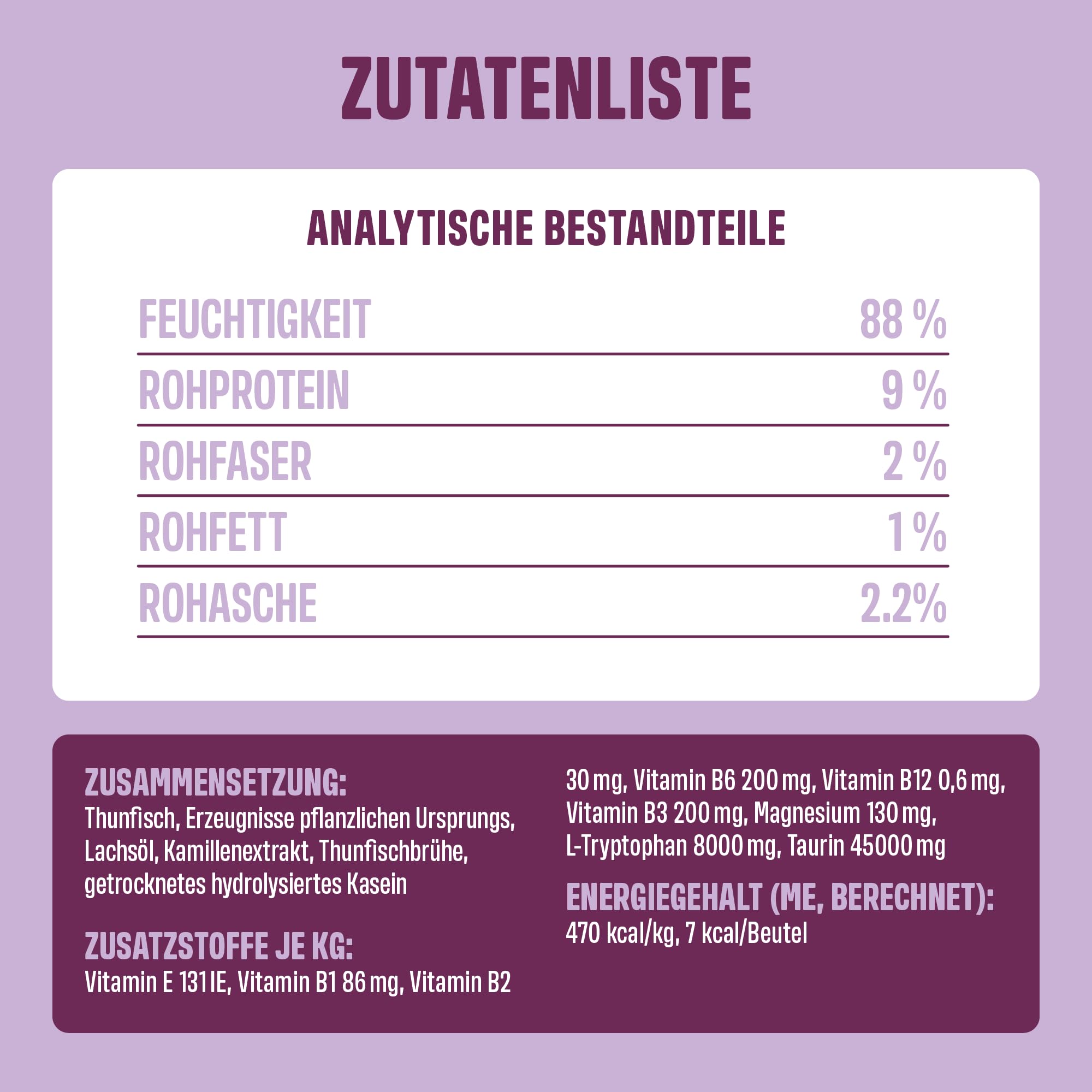 ivvi Ruhe Essenz für Katzen – Anti-Stress Schleck-Snacks mit Kamille, L-Tryptophan & Magnesium – Unterstützt Entspannung & Wohlbefinden – mit echtem Thunfisch – 30 Sticks x 15 g (450 g)