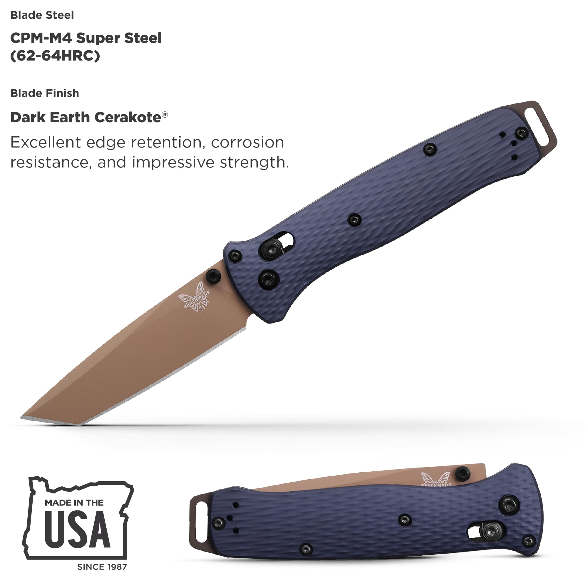 Amazon.com : Benchmade - Bailout 537 Tactical Knife with  