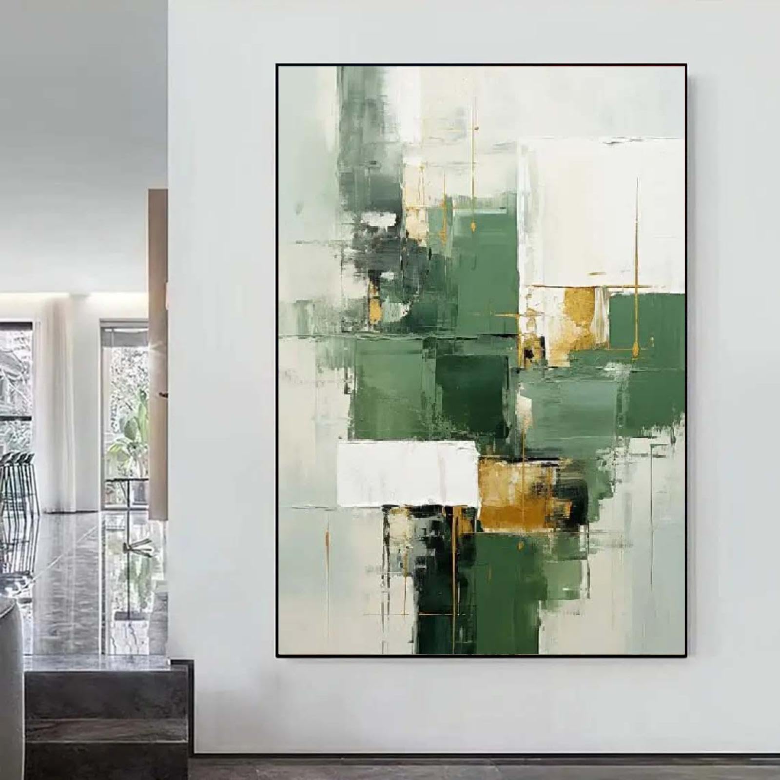 Abstrakt Bilder auf Leinwand 200x100 cm Leinwandbild Art Decor Poster Modern Groß XXL Kunstdruck Wanddeko Bild Schlafzimmer Wohnzimmer Küche Wandbilder Dekoration Canvas No Framed