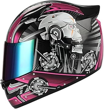 1STORM Motorcycle Bike Full FACE Helmet Mechanic