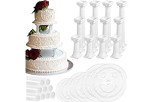 27 Piece Cake Stacking Kit for Wedding Cakes