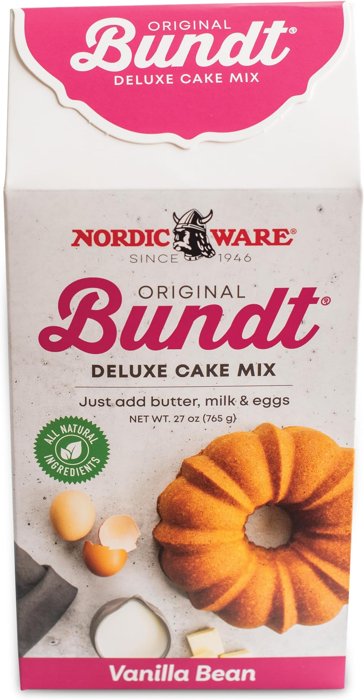 Nordic Ware Vanilla Bean Bundt Cake Mix