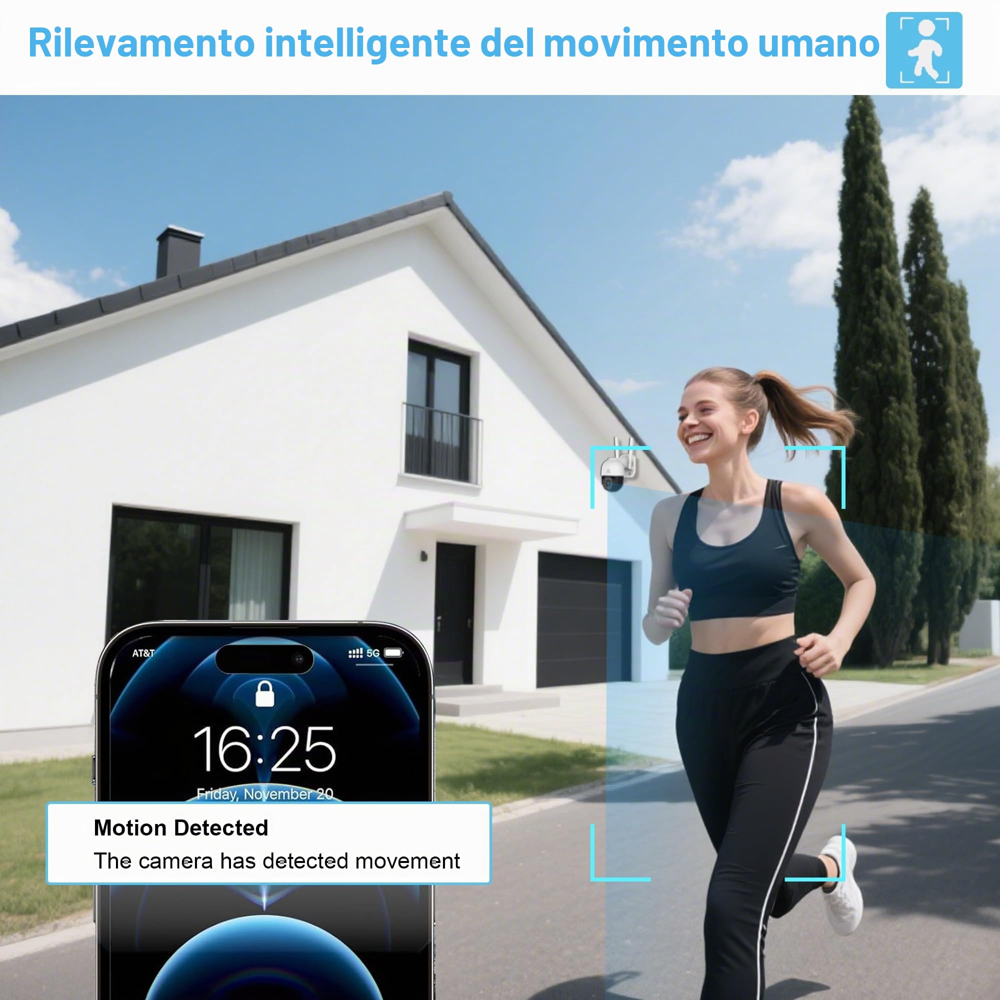 ANTELA Telecamera di Sorveglianza Esterna 4MP