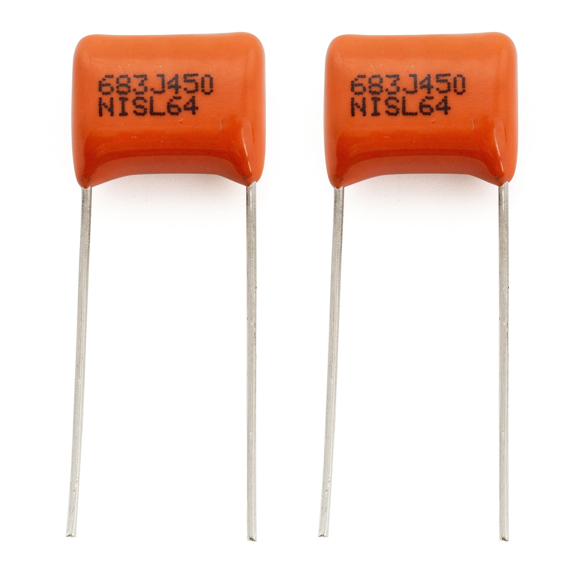 Musiclily Pro Metallized Polypropylene Film Capacitors .068uF 5% 450V 2Pcs