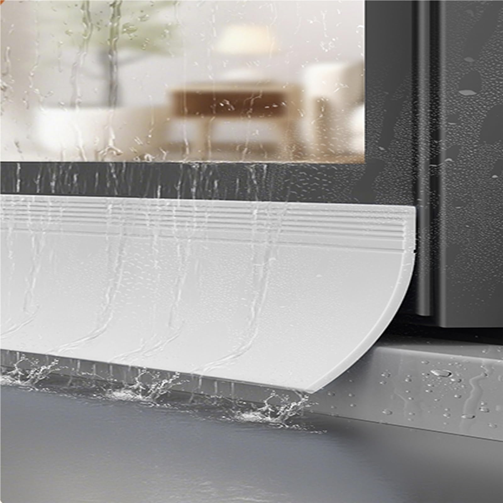 Protection contre la pluie pour fenêtres grâce à la bande d'égouttement adhésive